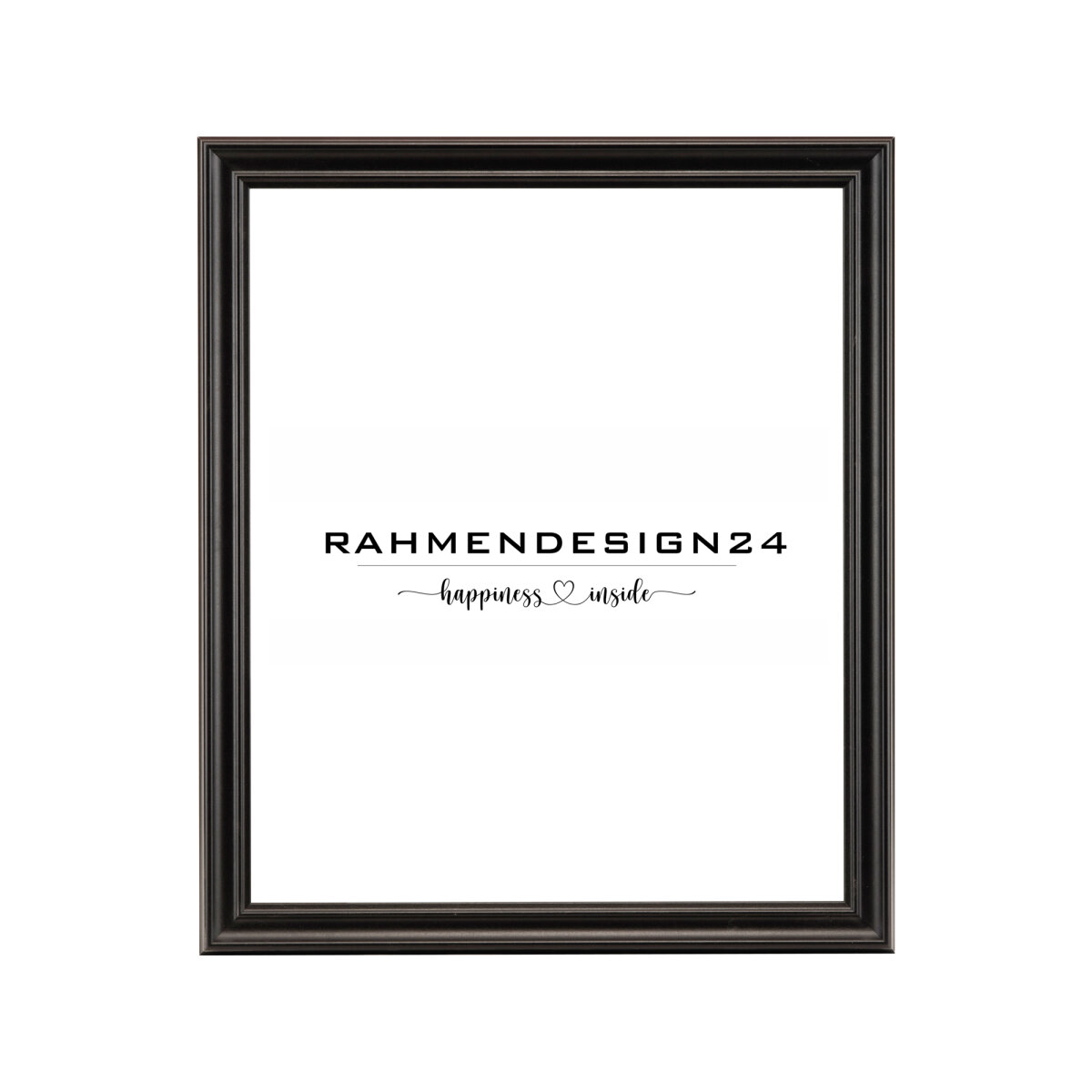 Bilderrahmen Atheno MDF-Holzwerkstoff Schwarz Matt