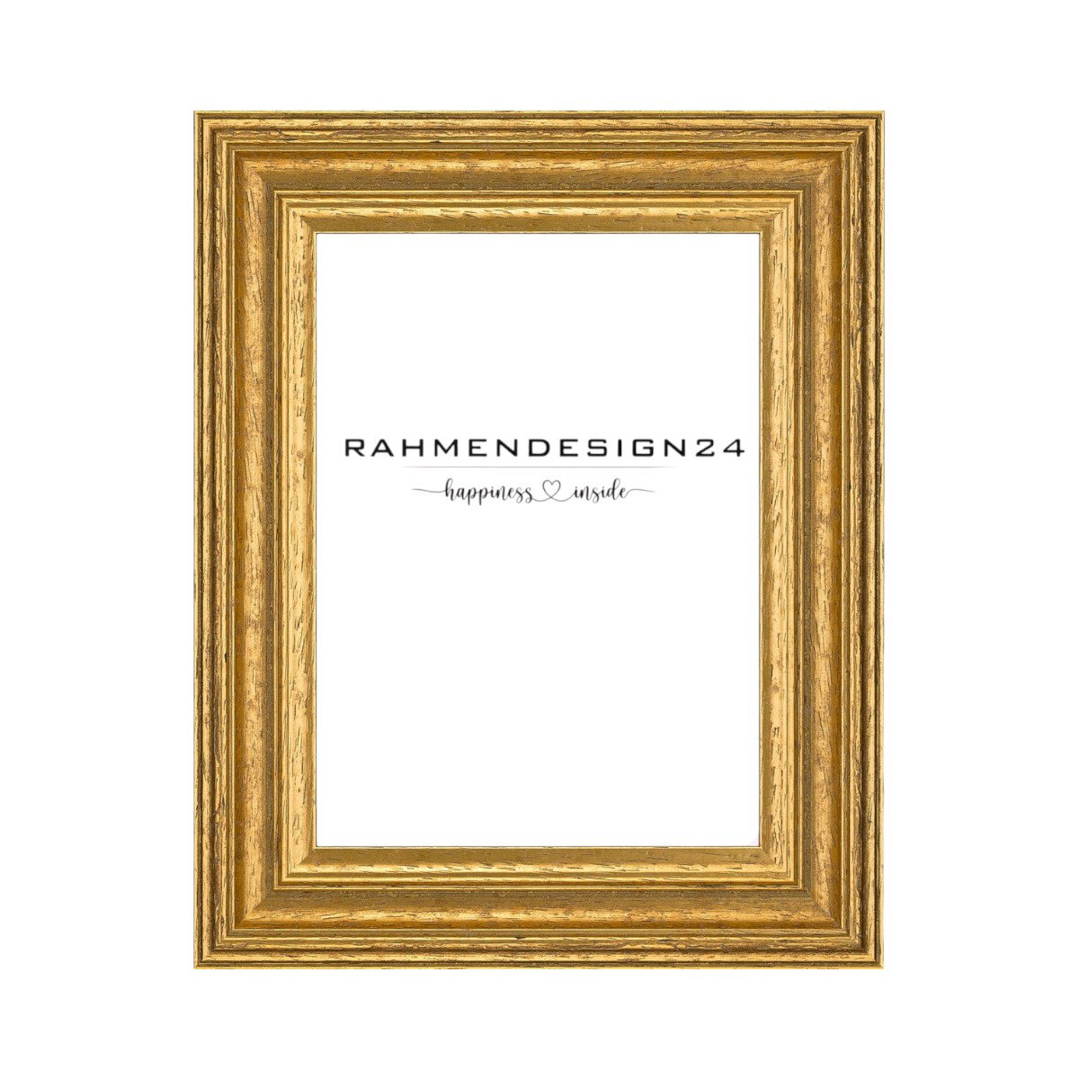Bilderrahmen Heloise Massivholz Gold 70,4x50,4